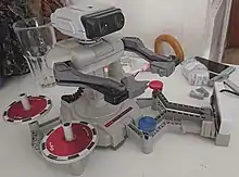 R.O.B. en configuration Gyromite