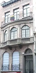 1923 : Bruxelles, rue des Fabriques, 32, maison de style Beaux-arts.