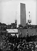 Inauguration du mémorial.