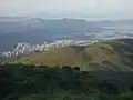 Vue de Hong Kong depuis le sommet de Tai Mo Shan