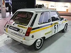 Renault 5 Alpine Turbo version "Groupe N" de 1984.