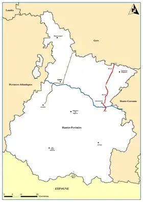 Image illustrative de l’article Route départementale 10 (Hautes-Pyrénées)