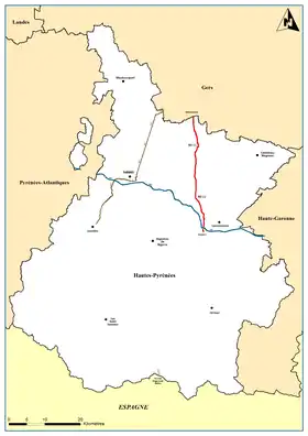 Image illustrative de l’article Route départementale 11 (Hautes-Pyrénées)