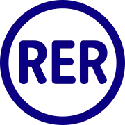 Logo du RER du début des années 2000 à mi-2019.