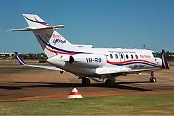 Hawker 800 du Royal Flying Doctor Service of Australia.