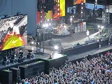 Concert des Red Hot Chili Peppers au Stade de France en juin 2012.