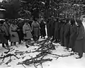 Vestiges d'une unité nazie vaincue (décembre 1941).