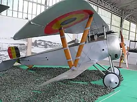 Un Nieuport 23, aujourd'hui au musée de l'air de Bruxelles.