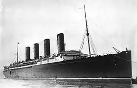 illustration de RMS Lusitania