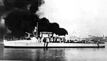 Le Espero après avoir été rebaptisé Turbine et déclassé en torpilleur.