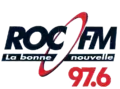 Logo de ROC FM de 1993 à 27 décembre 2000. (noir et rouge)