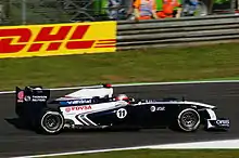 Photo de la Williams FW33 de Rubens Barrichello