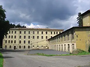 L'ancienne usine WFG de Rabštejn.