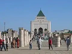 Le mausolée Mohammed-V à Rabat.