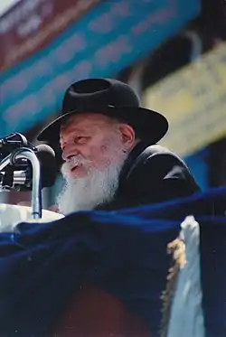 Le rebbe Menachem Mendel Schneerson.