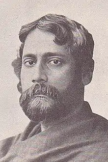 Photo représentant Rabîndranâth Tagore.