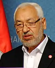Rached Ghannouchi, président de l'Assemblée des représentants du peuple tunisien (2019-2021).[réf. nécessaire]