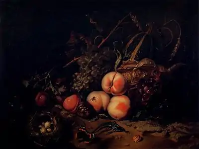 Fruits et insectes, 1711Musée des Offices