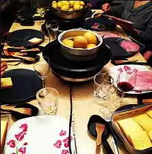 Raclette et arbin