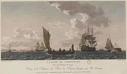 La rade de Cherbourg.