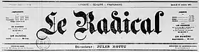 Image illustrative de l’article Le Radical (1871-1872)