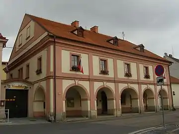 Lysá nad Labem : l'hôtel de ville.