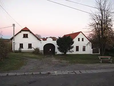 Architecture rurale à Radošice.