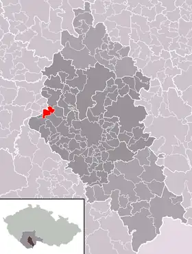 Localisation de Radošovice