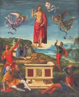La Résurrection du Christ, par Raphaël (vers 1501-1502).