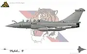 RAFALE B escadron Côte d'Argent