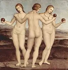 Les Trois Grâces1504-1505, musée Condé.