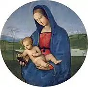 Raphaël, La Vierge à l'enfant, 1504.