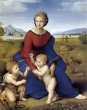 La Madone à la prairie ou Vierge du Belvédère, de Raphaël.