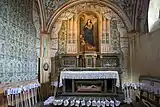 Chapelle Mater Dolorosa avec une urne en cristal contenant le corps mort de Jésus.