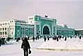 La gare centrale sur la ligne du Transsibérien.
