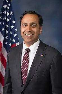 Raja Krishnamoorthi, représentant pour l'Illinois depuis 2017.