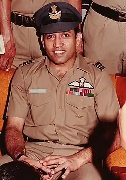 Rakesh Sharma en uniforme militaire
