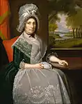 Mrs. Richard Alsop1792 huile sur toile 115,9 cm. Largeur : 61,595 cm. Smithsonian American Art Museum