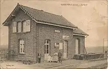 La gare vers 1910(carte postale).