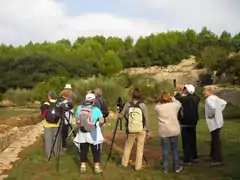 Randonneurs dans la Combe des Bourguignons.