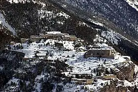 Le fort du Randouillet près de Briançon.