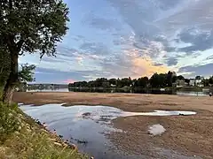 Plage, rang de la Rivière Batiscan NE.