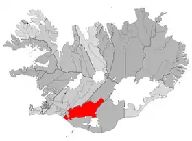 Localisation de Rangárþing ytra