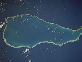 Image satellite de Rangiroa