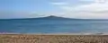Vue de l'Île de Rangitoto à partir de Mission Bay.