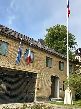L'ambassade de France en Finlande à Kaivopuisto.