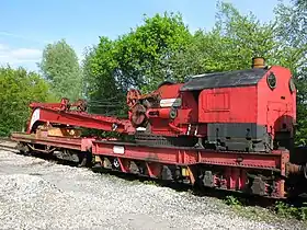 Grue à vapeur britannique Ransomes & Rapier 81S.