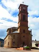 L'église Saint-Luc, le clocher.