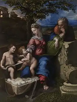 La Sainte Famille sous un chêne (Raphaël).