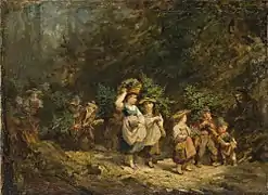 La Veille de la fête ou Les Deux Âges, ca. 1873